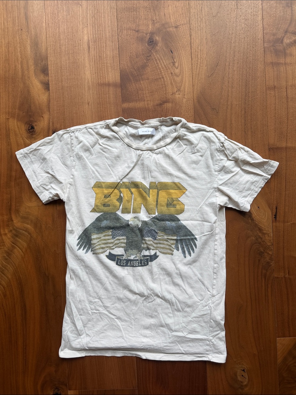ANINE BING / USA EAGLE graphic tee /  XS